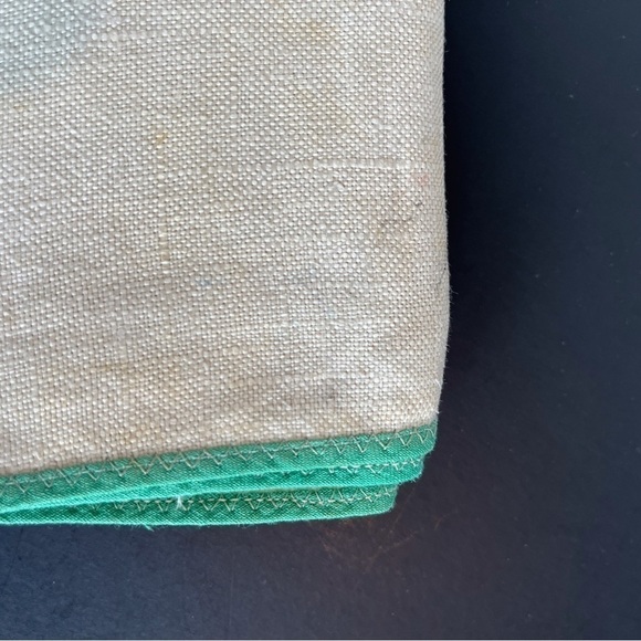 Vintage Card Themed Linen Tablecloth for a Card-Table - Picture 10 of 15